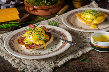 Delicious eggs benedict