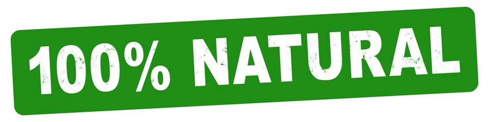 Fototapeta premium nlsbg4 NewLongStampBannerGreen nlsbg - 100% Natural . green rubber stamp - natural market label - bio sticker . organic food - simply / green / template - 4to1 - xxl g10358