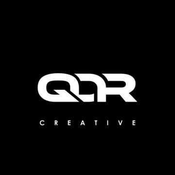 QDR Letter Initial Logo Design Template Vector Illustration