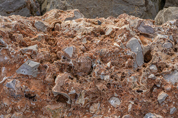 Stones texture nature photo. Rock background. Mountain close-up. Mountain texture.