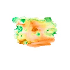 Abstract hand drawn watercolor background, raster illustration