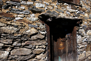 old wooden door