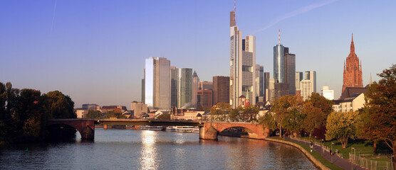 Obraz premium Skyline Of A City