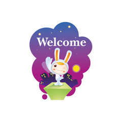 Welcome to the rabbit character