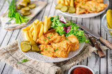Delicious original schnitzel