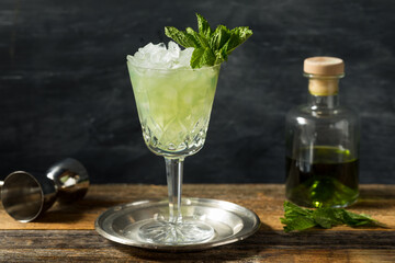 Boozy Refreshing Absinthe Frappe Cocktail