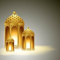 vector illustration of greeting for holy Islamic month Ramadan Kareem