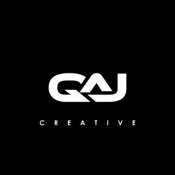 QAJ Letter Initial Logo Design Template Vector Illustration