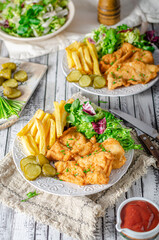 Delicious original schnitzel