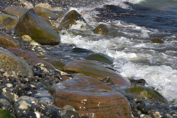 Fototapeta premium baltic sea stones