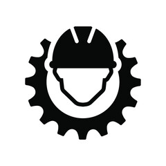 vector illustration of a construction worker	