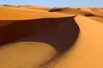 Sand Dunes In The Libyan Desert, Sahara Desert, Libya