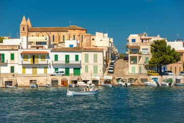 Port of Portocolom on Calle de Carme