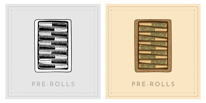 Pre rolls in craft box pack