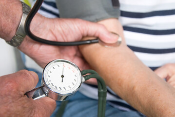 doctor and senior patient