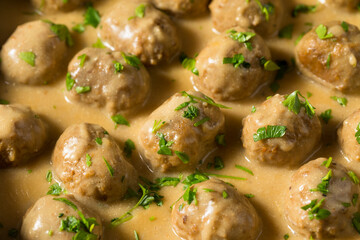 Homemade Healthy Swedish Meatballs