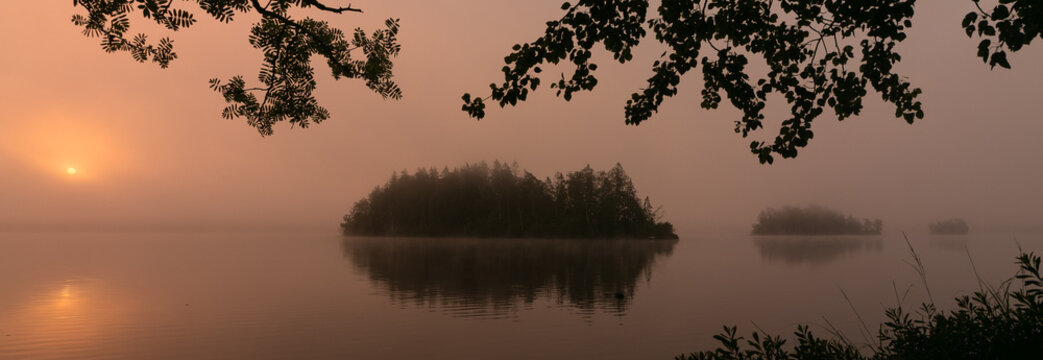 misty morning on the lake, sympathy, obituary, condolences
