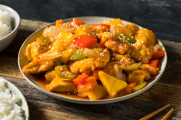 Homemade Chinese Sweet and Sour Chicken
