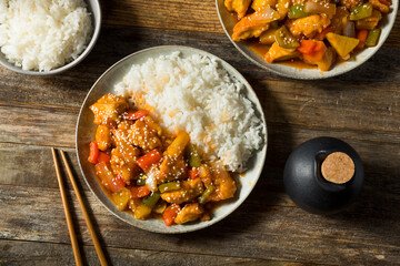 Homemade Chinese Sweet and Sour Chicken