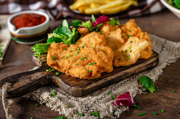 Delicious original schnitzel