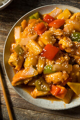 Homemade Chinese Sweet and Sour Chicken