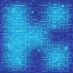 Technology background. Cyberpunk background. SCIFI.