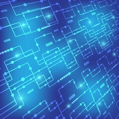 Technology background. Cyberpunk background. SCIFI.