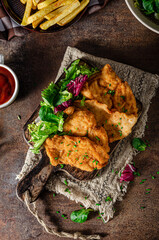 Delicious original schnitzel