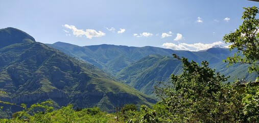 panorama of the mountains