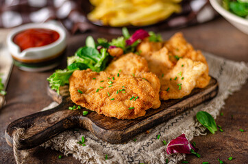 Delicious original schnitzel