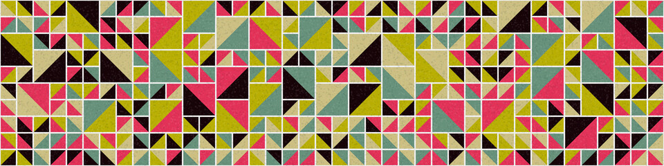 Abstract Geometric Pattern generative computational art illustration