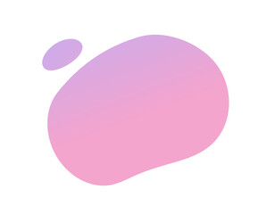 Fluid splash shape element purple violet color vector background, gradient liquid backdrop bubble design for copy space text in funny doodle style, trendy graphic print idea