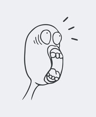 Crazy omg expression