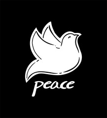 Nice peace message symbol