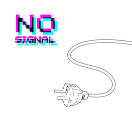 Original no signal message