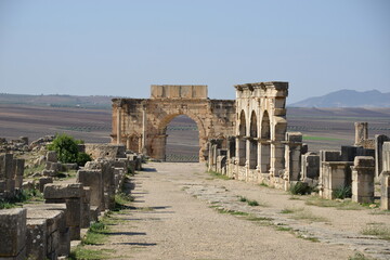 Volubilis is a Roman archaeological site,Morocco's best known archaeological site and is included in the UNESCO World Heritage List.