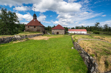 Fototapeta na wymiar Korela Fortress at the town of Priozersk
