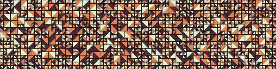 Abstract Geometric Pattern generative computational art illustration