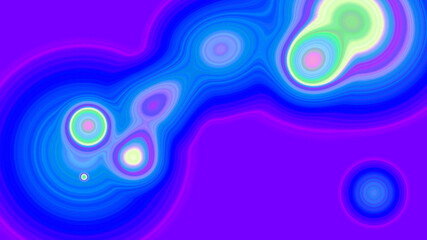 Fototapeta na wymiar Abstract Cells Metamorphosis 3D illustration