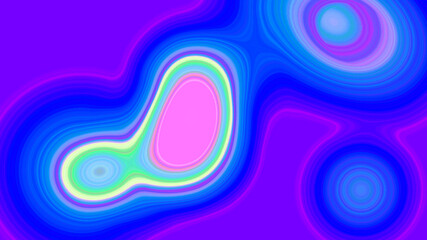 Abstract Cells Metamorphosis 3D illustration