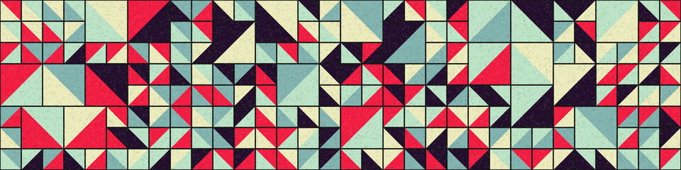 Abstract Geometric Pattern generative computational art illustration