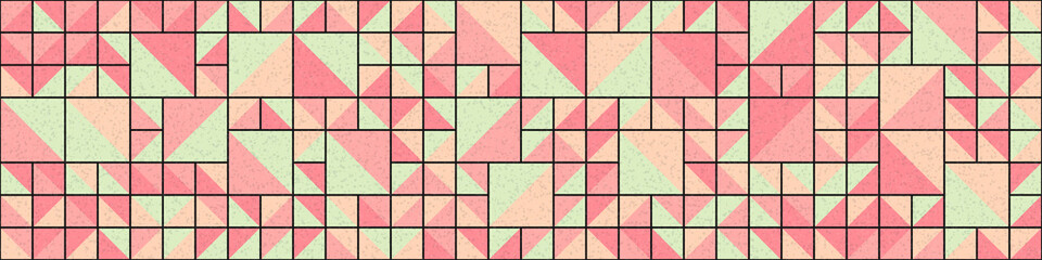 Abstract Geometric Pattern generative computational art illustration