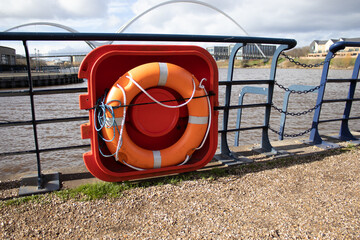 red life buoy