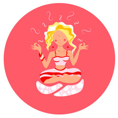 The woman who meditates