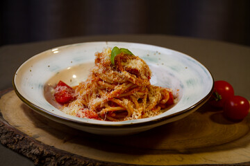 pasta with tomato sauce