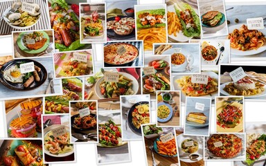 Gluten-Free Food Collage