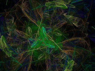 Imaginatory fractal background Image