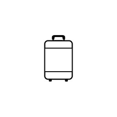 suitcase icon logo vector