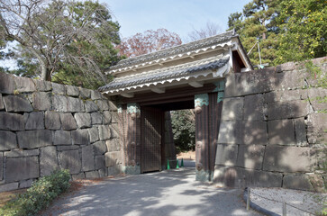 二条城 北中仕切門 京都市