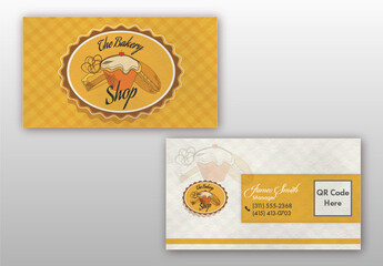 Bakery Shop Business Card Set